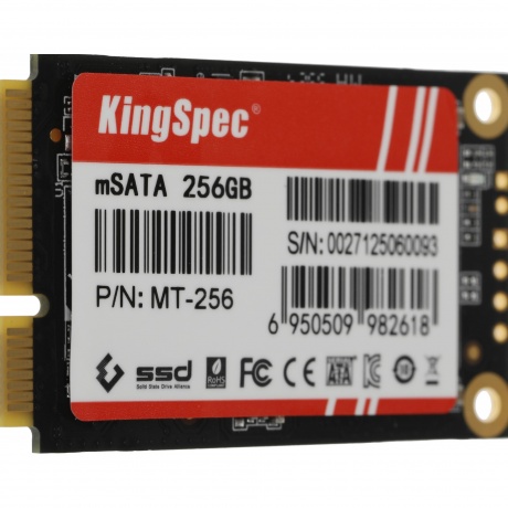 Накопитель SSD KingSpec 256Gb mSATA (MT-256)
Накопитель SSD KingSpec 256Gb mSATA (MT-256)