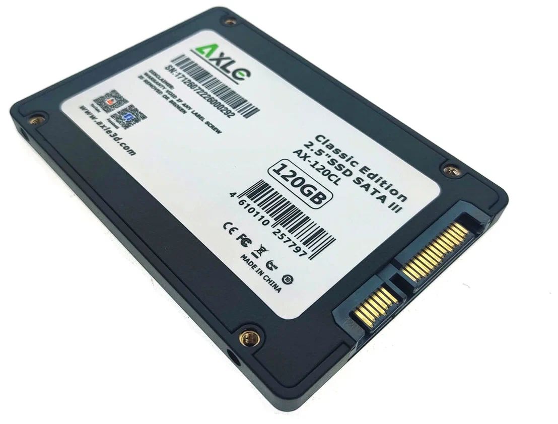 Накопитель SSD Axle 120Gb AX-120CL
Накопитель SSD Axle 120Gb AX-120CL