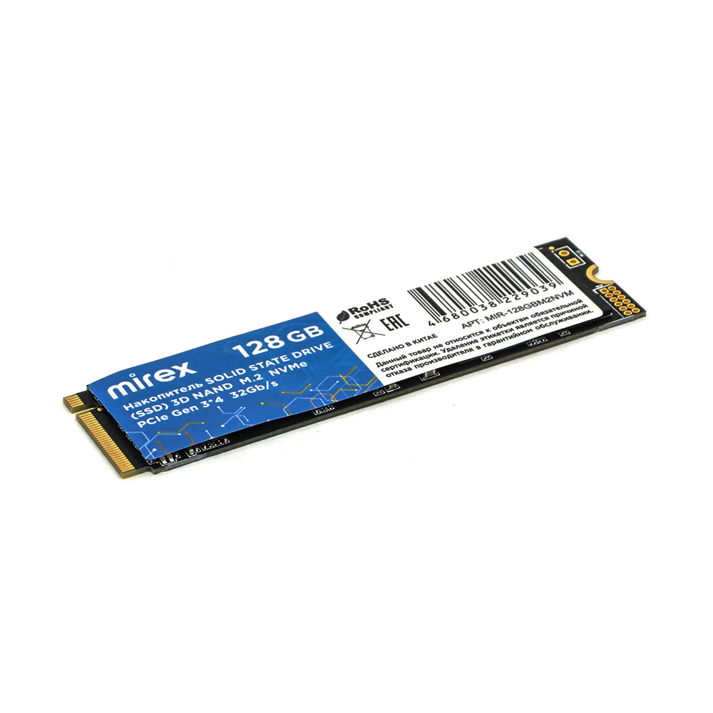 Накопитель SSD Mirex 128Gb 13640-128GBM2NVM
Накопитель SSD Mirex 128Gb 13640-128GBM2NVM