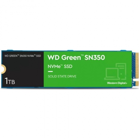 Накопитель SSD Western Digital SN350 NVMe 1Tb Green WDS100T3G0C
Накопитель SSD Western Digital SN350 NVMe 1Tb Green WDS100T3G0C