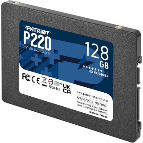 Накопитель SSD 2.5" Patriot 128GB P220 (P220S128G25)
Накопитель SSD 2.5" Patriot 128GB P220 (P220S128G25)