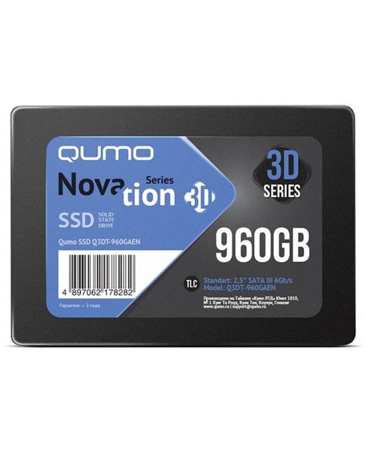 Накопитель SSD QUMO Novation 960GB SATA-III 3D TLC (Q3DT-960GSCY)
Накопитель SSD QUMO Novation 960GB SATA-III 3D TLC (Q3DT-960GSCY)