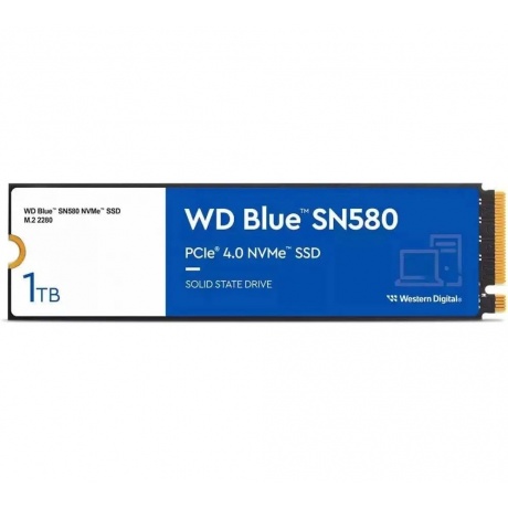 Накопитель SSD WD Blue SN580 1000GB M.2 (WDS100T3B0E)
Накопитель SSD WD Blue SN580 1000GB M.2 (WDS100T3B0E)