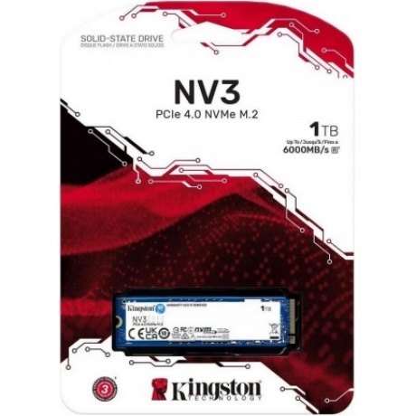 SSD диск Kingston NV3 1TB (SNV3S/1000G)
SSD диск Kingston NV3 1TB (SNV3S/1000G)