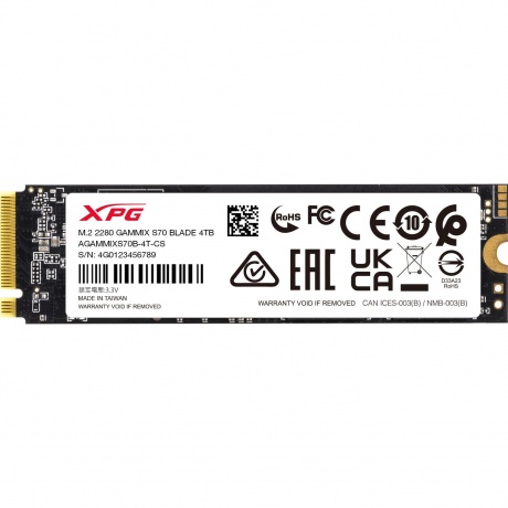 Накопитель SSD A-Data 4Tb Gammix S70 Blade (AGAMMIXS70B-4T-CS)
Накопитель SSD A-Data 4Tb Gammix S70 Blade (AGAMMIXS70B-4T-CS)