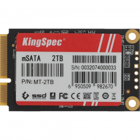Накопитель SSD Kingspec SATA-III 2TB mSATA (MT-2TB)
Накопитель SSD Kingspec SATA-III 2TB mSATA (MT-2TB)