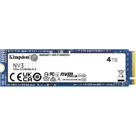 Накопитель SSD Kingston 4Tb (SNV3S/4000G)
Накопитель SSD Kingston 4Tb (SNV3S/4000G)