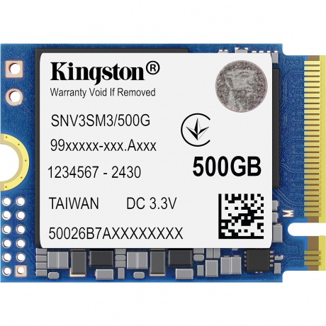 Накопитель SSD Kingston 500Gb (SNV3SM3/500G)
Накопитель SSD Kingston 500Gb (SNV3SM3/500G)