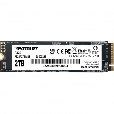 Накопитель SSD Patriot 2Tb P320 (P320P2TBM28)
Накопитель SSD Patriot 2Tb P320 (P320P2TBM28)