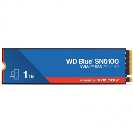 Накопитель SSD Western Digital Blue SN5100 1Tb (WDS100T5B0E)
Накопитель SSD Western Digital Blue SN5100 1Tb (WDS100T5B0E)