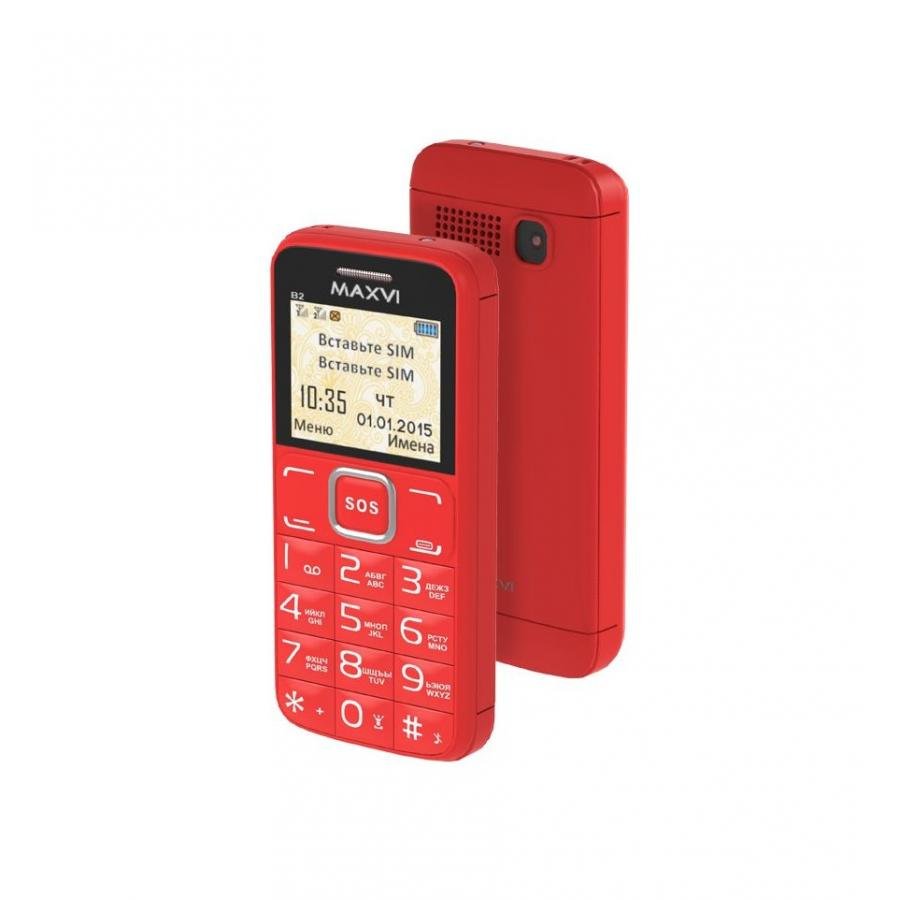 Мобильный телефон Maxvi B2 Red, Красный
Мобильный телефон Maxvi B2 Red, Красный