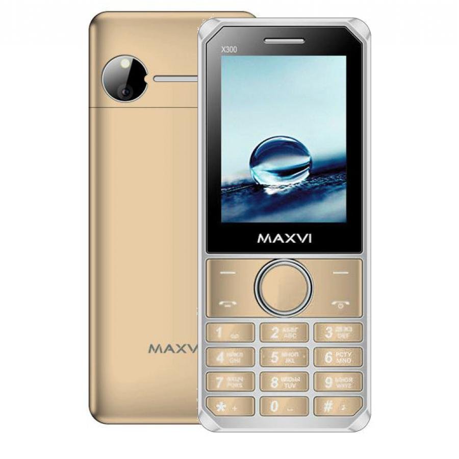 Мобильный телефон Maxvi X300 Gold, Золото
Мобильный телефон Maxvi X300 Gold, Золото