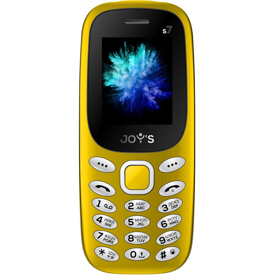 Мобильный телефон Joys S7 DS Yellow, Желтый
Мобильный телефон Joys S7 DS Yellow, Желтый