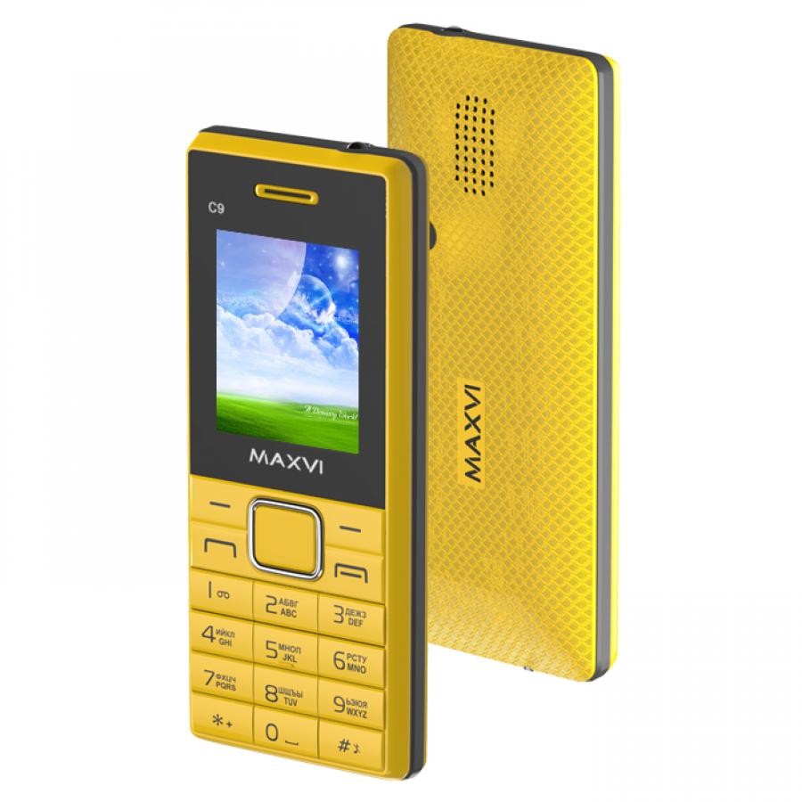 Мобильный телефон Maxvi C9 Yellow Black, Желтый;черный
Мобильный телефон Maxvi C9 Yellow Black, Желтый;черный