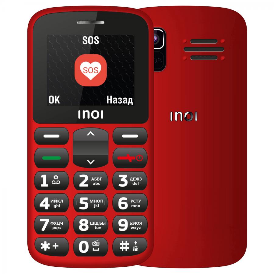 Мобильный телефон INOI 107B Red, Красный
Мобильный телефон INOI 107B Red, Красный
