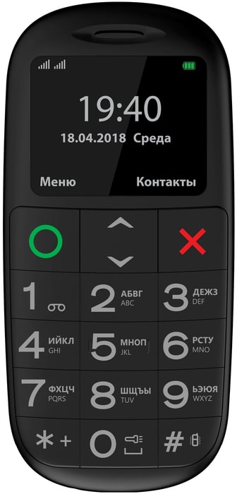 Мобильный телефон Vertex C312 Black, Черный
Мобильный телефон Vertex C312 Black, Черный