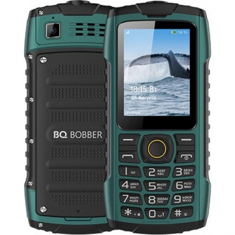 Мобильный телефон BQ-2439 Bobber IP68 Green, Зеленый
Мобильный телефон BQ-2439 Bobber IP68 Green, Зеленый