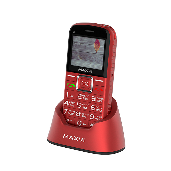 Мобильный телефон Maxvi B5 Red, Красный
Мобильный телефон Maxvi B5 Red, Красный