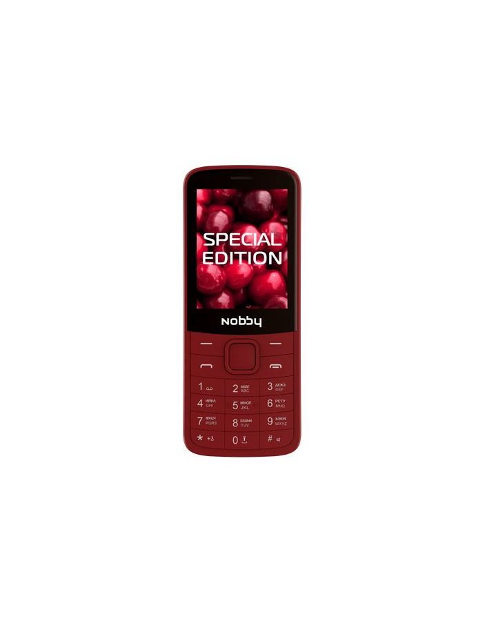 Мобильный телефон Nobby 220 CHERRY, Красный
Мобильный телефон Nobby 220 CHERRY, Красный