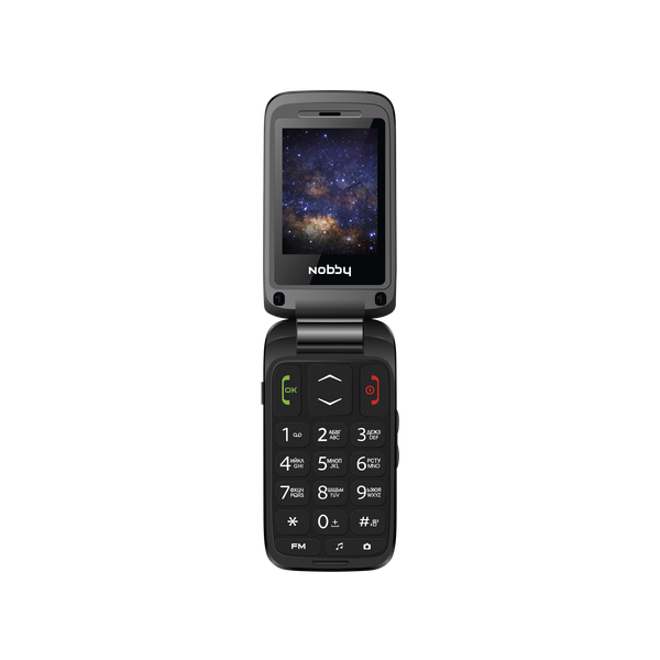 Мобильный телефон Nobby 240C BLACK, Черный
Мобильный телефон Nobby 240C BLACK, Черный