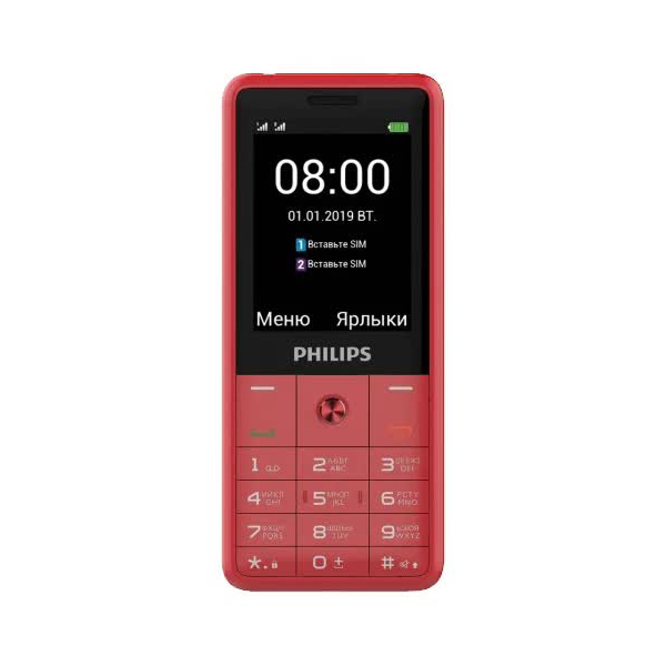 Мобильный телефон Philips Xenium E169 Red, Красный
Мобильный телефон Philips Xenium E169 Red, Красный