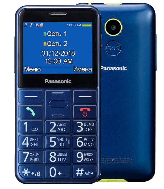 Мобильный телефон Panasonic KX-TU150RU синий
Мобильный телефон Panasonic KX-TU150RU синий