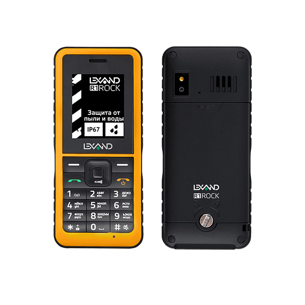 Мобильный телефон Lexand R1 Rock, Черный
Мобильный телефон Lexand R1 Rock, Черный