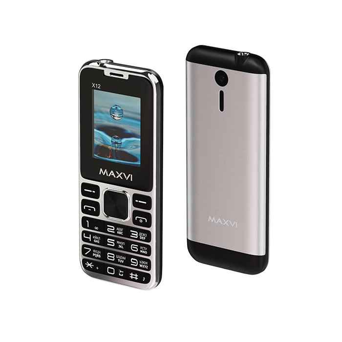 Мобильный телефон Maxvi X12 METALLIC SILVER (2 SIM), Серебро
Мобильный телефон Maxvi X12 METALLIC SILVER (2 SIM), Серебро
