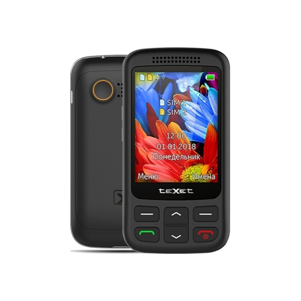 Мобильный телефон teXet TM-501 Black, Черный
Мобильный телефон teXet TM-501 Black, Черный