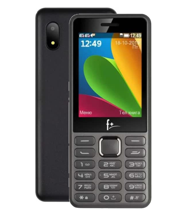 Мобильный телефон F+ S285 Dark Grey, Серый
Мобильный телефон F+ S285 Dark Grey, Серый