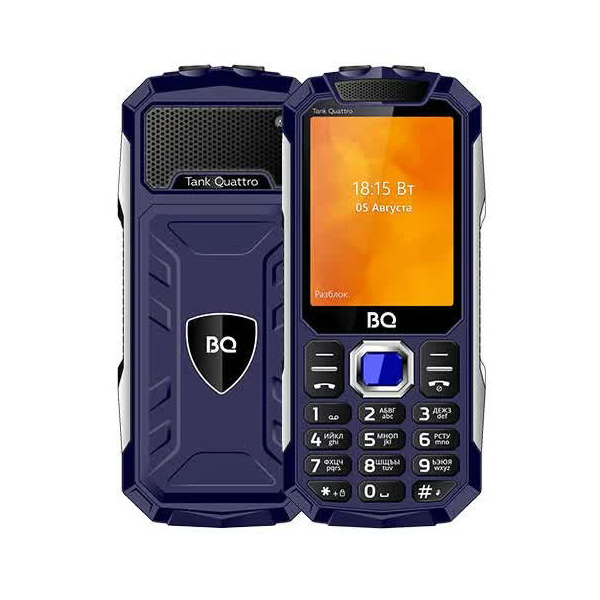 Мобильный телефон BQ 2819 Tank Quattro Blue, Синий
Мобильный телефон BQ 2819 Tank Quattro Blue, Синий