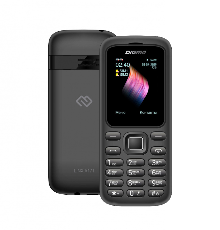 Мобильный телефон Digma Linx A171 Black, Черный
Мобильный телефон Digma Linx A171 Black, Черный