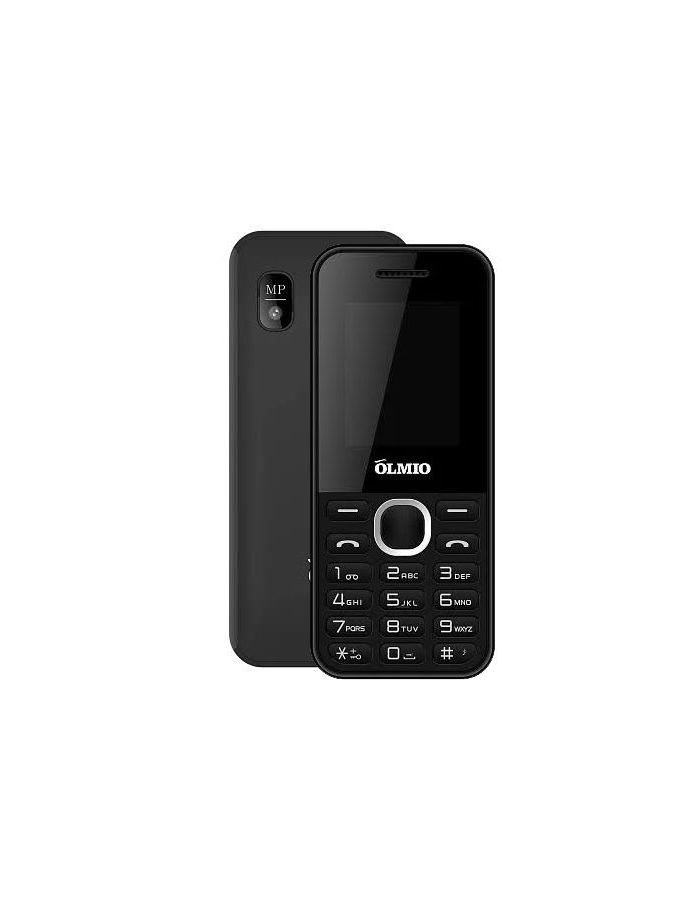 Мобильный телефон Olmio K01 Black, Черный
Мобильный телефон Olmio K01 Black, Черный