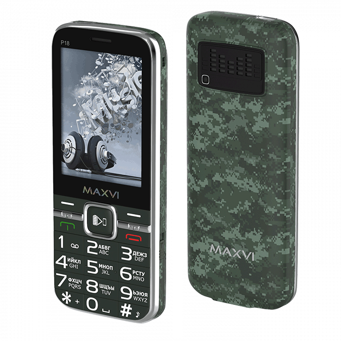 Мобильный телефон Maxvi P18 Military
Мобильный телефон Maxvi P18 Military