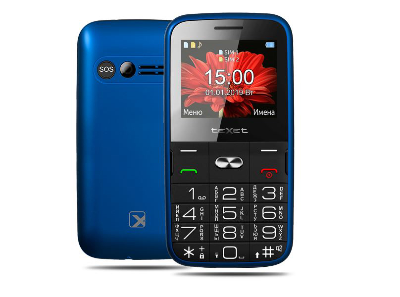 Мобильный телефон teXet TM-B227 Blue, Синий
Мобильный телефон teXet TM-B227 Blue, Синий