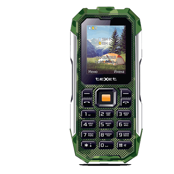 Мобильный телефон teXet TM-518R Green, Зеленый
Мобильный телефон teXet TM-518R Green, Зеленый