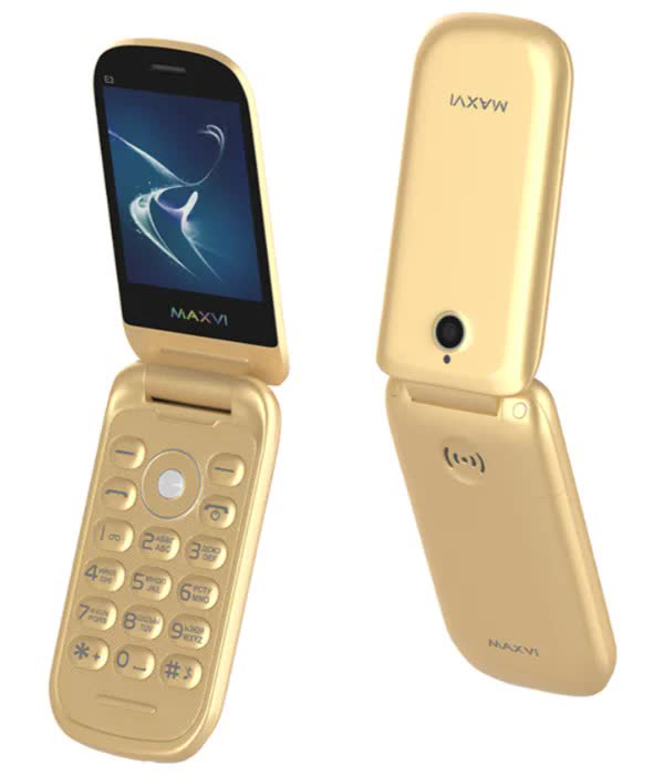 Мобильный телефон MAXVI E3 GOLD, Золото
Мобильный телефон MAXVI E3 GOLD, Золото