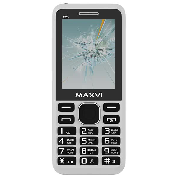 Мобильный телефон MAXVI C25 WHITE (2 SIM), Белый
Мобильный телефон MAXVI C25 WHITE (2 SIM), Белый