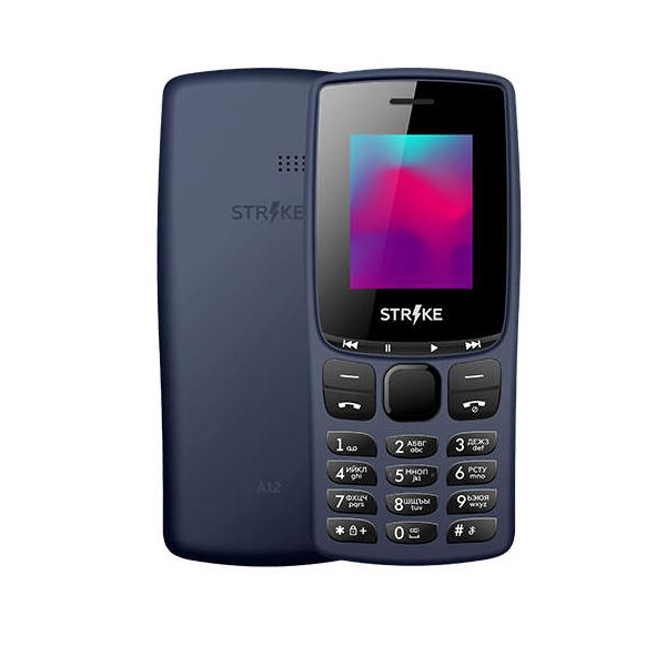 Мобильный телефон STRIKE A12 BLUE, Синий
Мобильный телефон STRIKE A12 BLUE, Синий