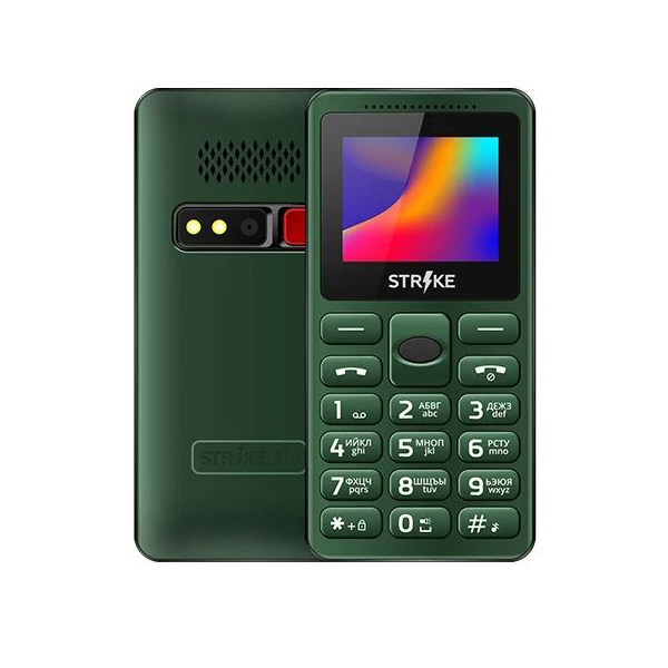 Мобильный телефон STRIKE S10 GREEN
Мобильный телефон STRIKE S10 GREEN