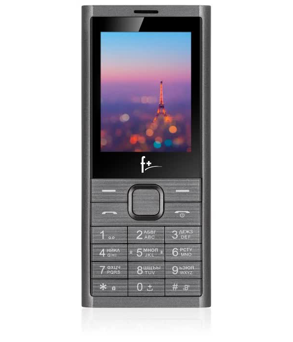 Мобильный телефон F+ B240 DARK GREY, Темно-серый
Мобильный телефон F+ B240 DARK GREY, Темно-серый