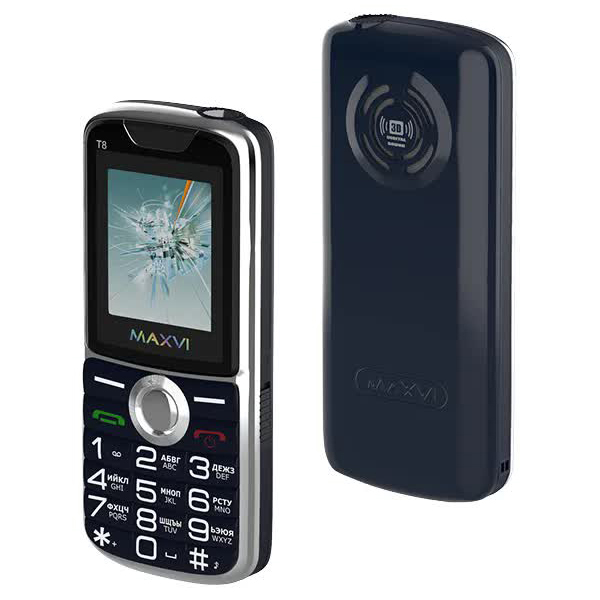 Мобильный телефон MAXVI T8 DARK BLUE, Синий
Мобильный телефон MAXVI T8 DARK BLUE, Синий