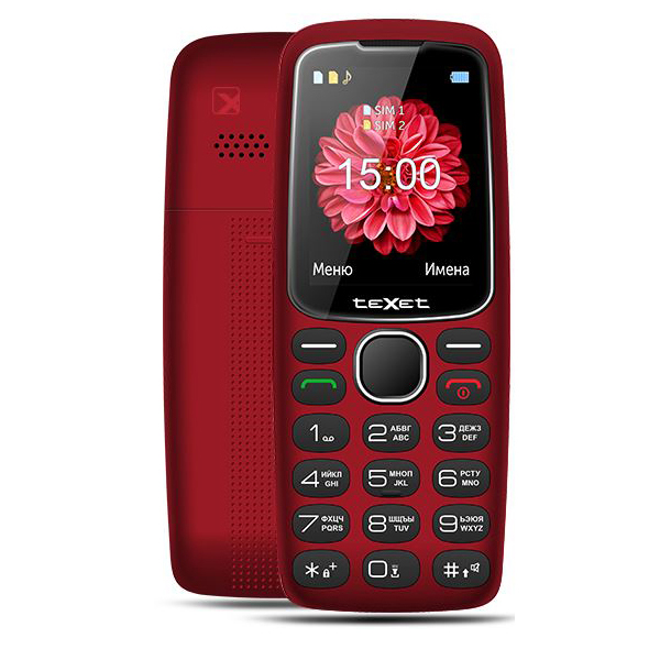 Мобильный телефон teXet TM-B307 красный, Красный/черный
Мобильный телефон teXet TM-B307 красный, Красный/черный