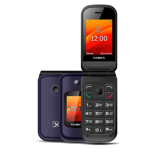 Мобильный телефон teXet TM-B202 синий
Мобильный телефон teXet TM-B202 синий