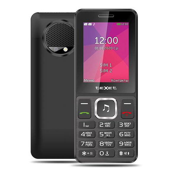 Мобильный телефон teXet TM-301 черный
Мобильный телефон teXet TM-301 черный
