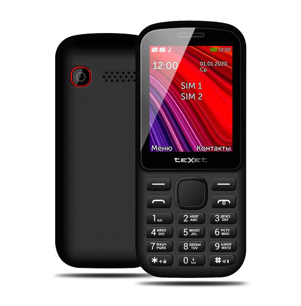 Мобильный телефон teXet TM-208 черный/красный, Красный/черный
Мобильный телефон teXet TM-208 черный/красный, Красный/черный