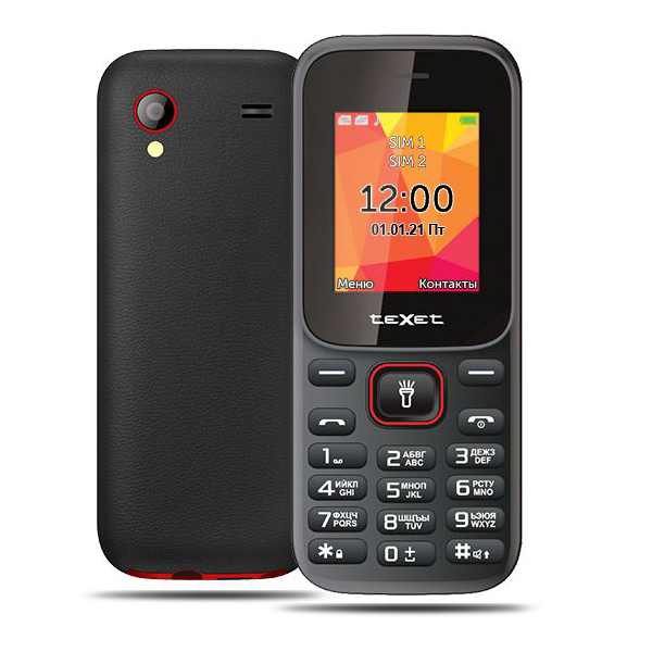Мобильный телефон teXet TM-124 черный/красный, Красный/черный
Мобильный телефон teXet TM-124 черный/красный, Красный/черный