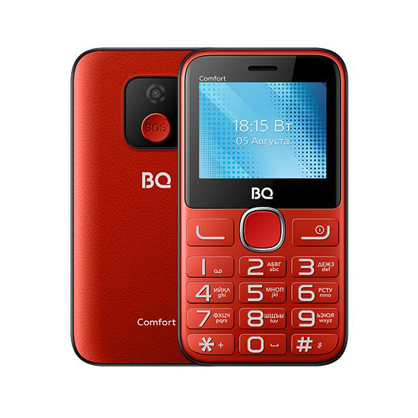Мобильный телефон BQ 2301 Comfort Red/Black, Красный/черный
Мобильный телефон BQ 2301 Comfort Red/Black, Красный/черный