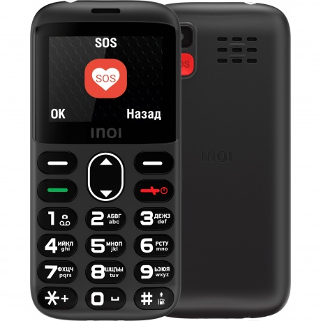 Мобильный телефон INOI 118B Black уцененный, Черный
Мобильный телефон INOI 118B Black уцененный, Черный