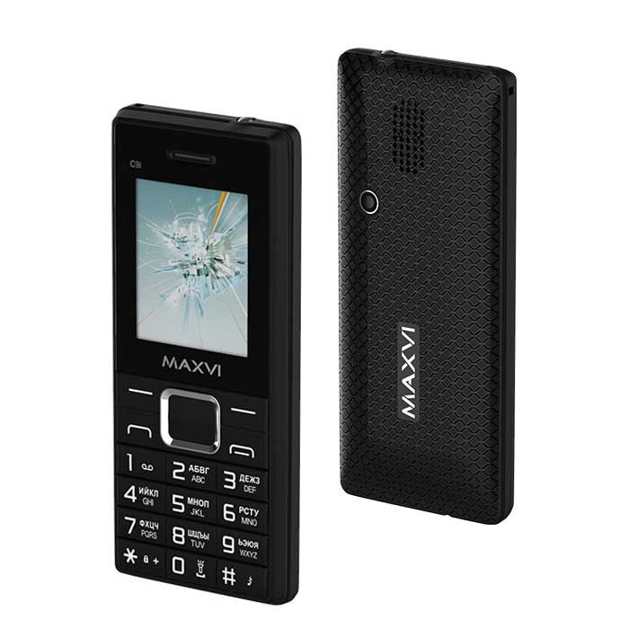 Мобильный телефон MAXVI C9i BLACK (2 SIM), Черный
Мобильный телефон MAXVI C9i BLACK (2 SIM), Черный